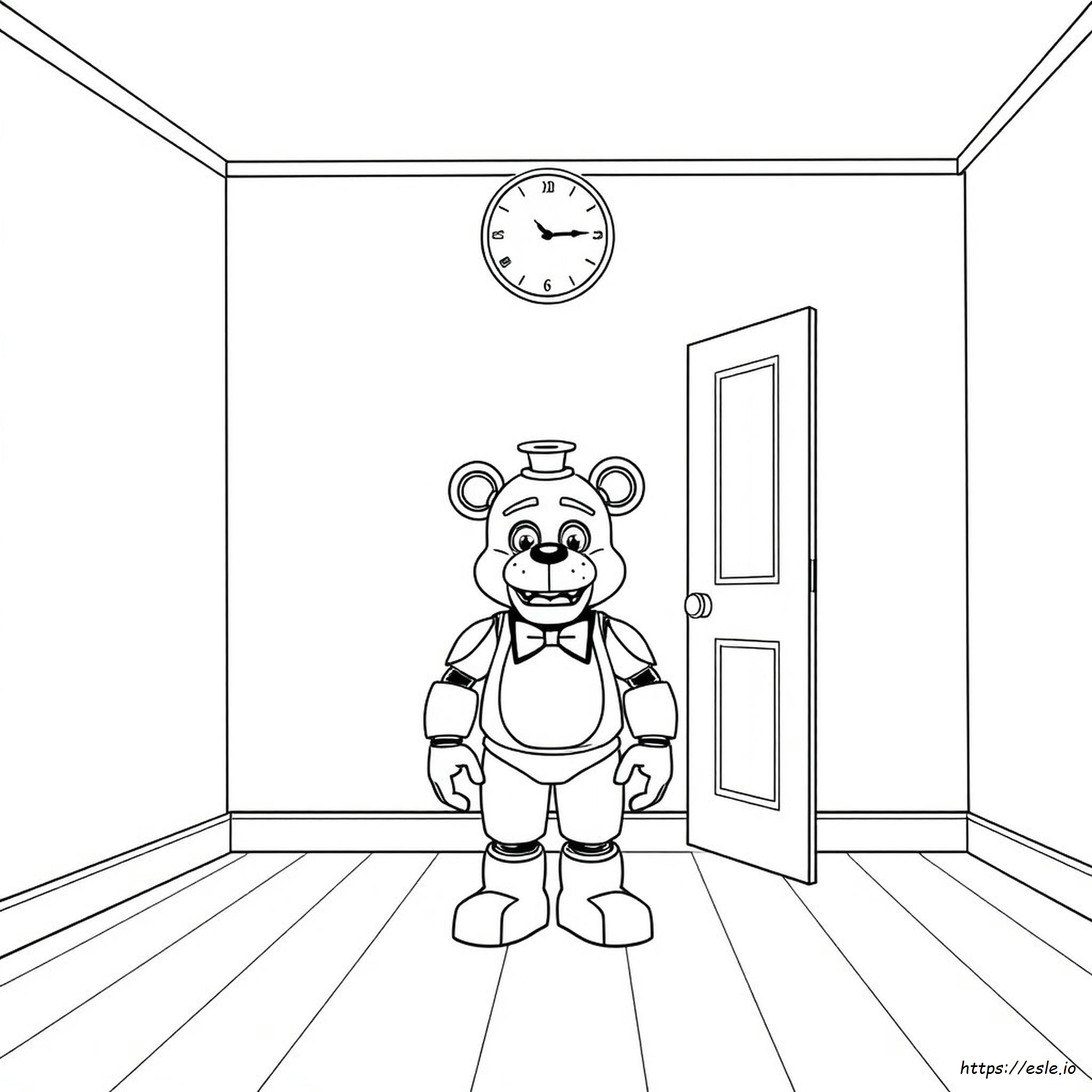 Golden Freddy Coloring