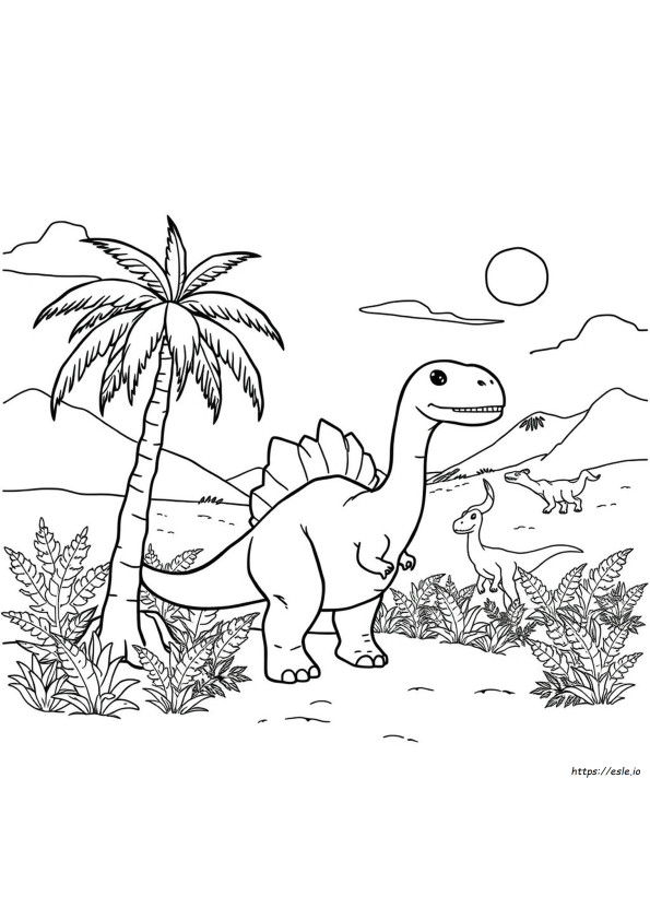 The Good Dinosaur Colouring Pages