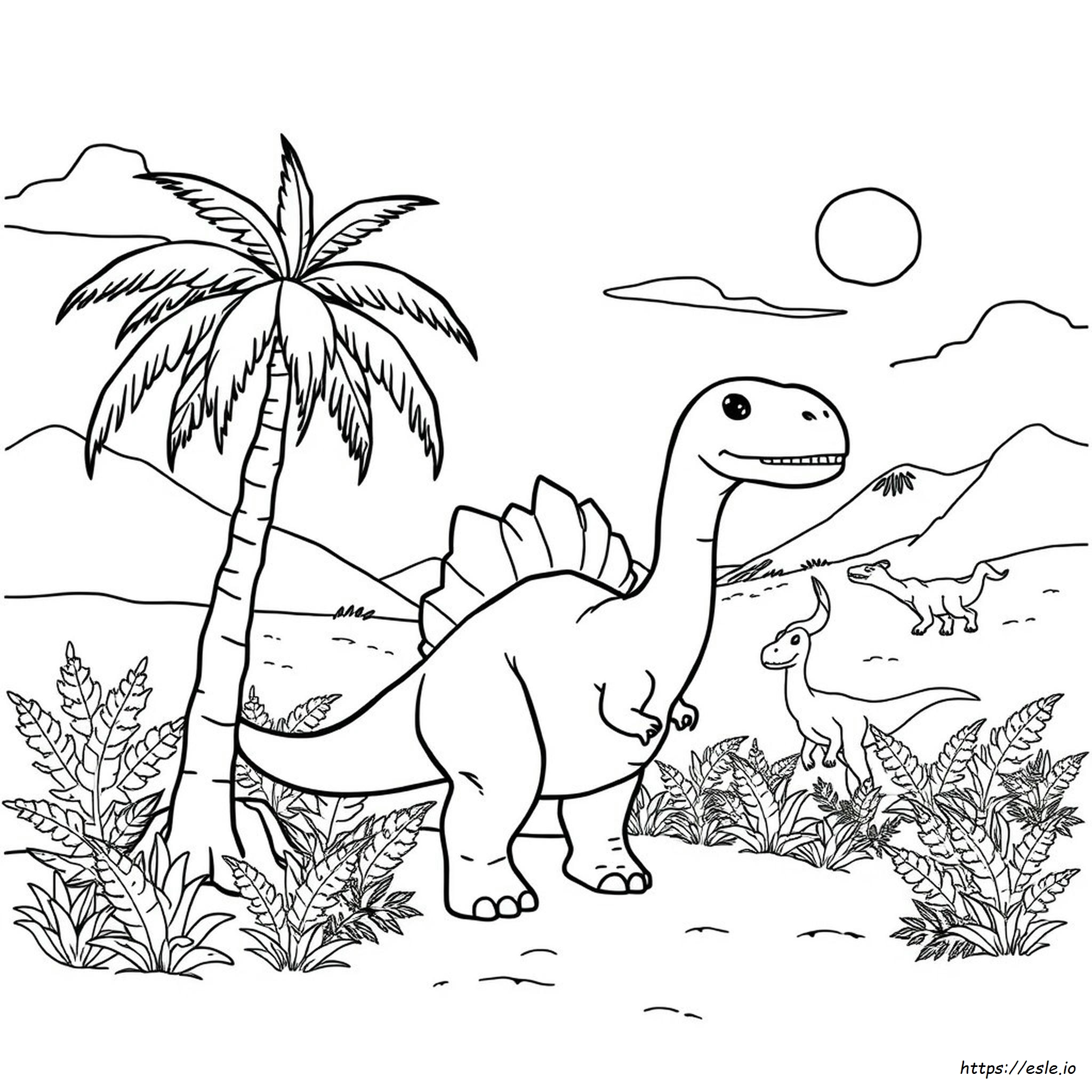 The Good Dinosaur Colouring Pages
