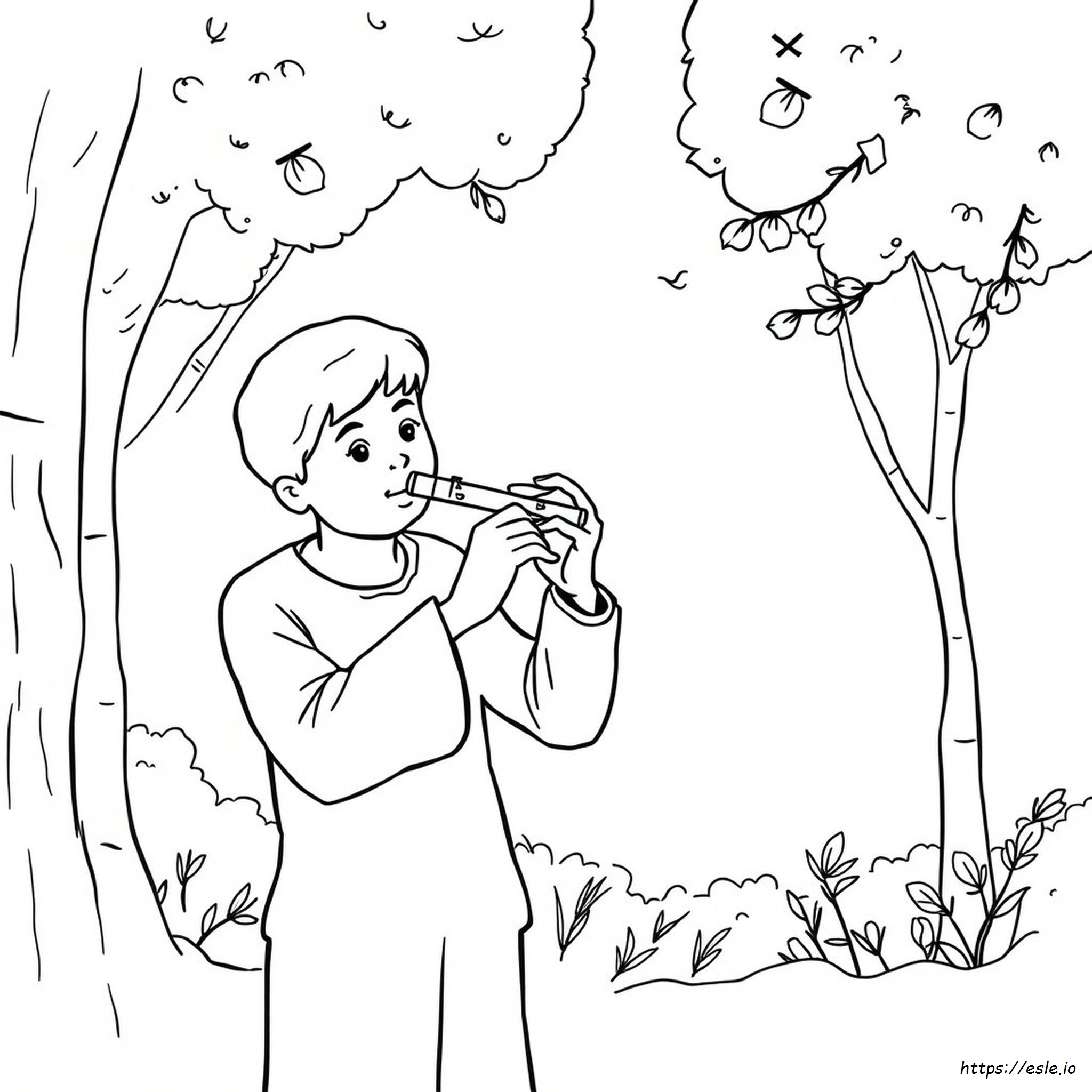 Woodwind Coloring Pages