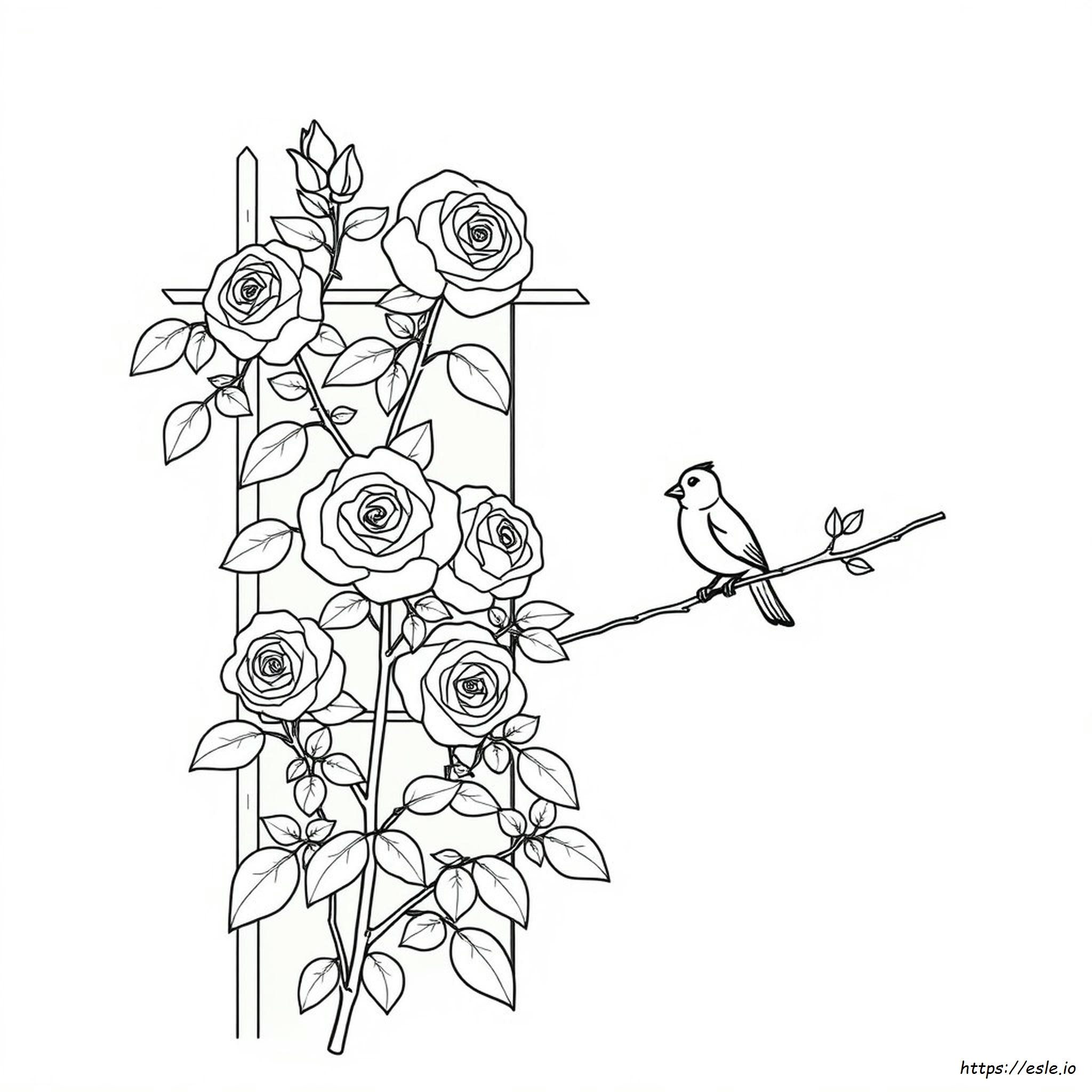Printable Coloring Pages Of Roses