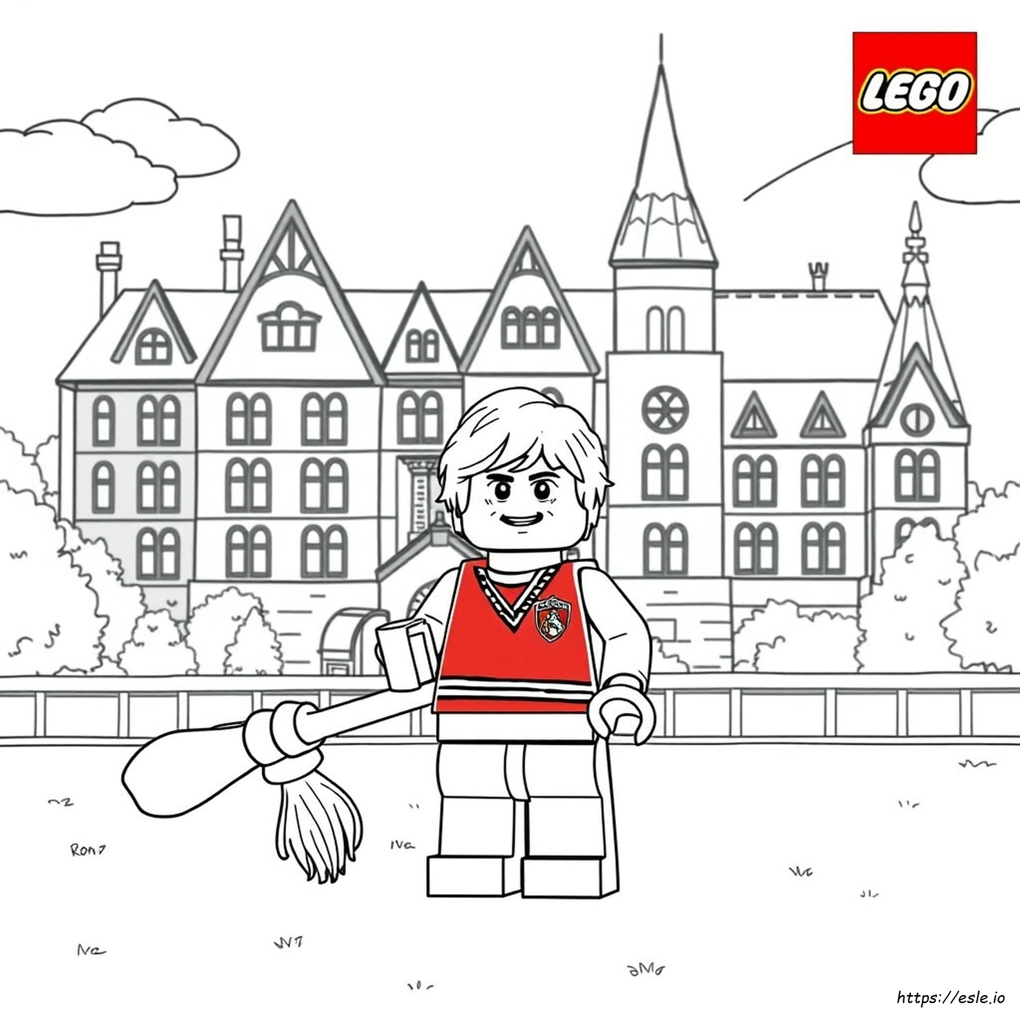Lego Ron Weasley Coloring Page