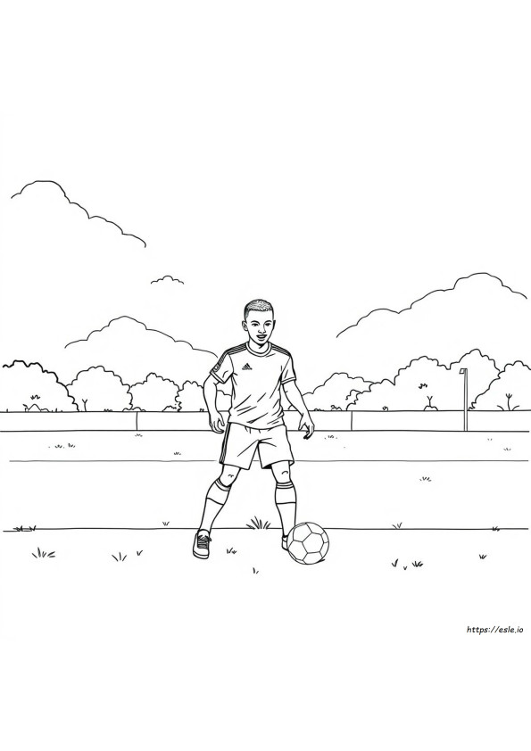 Mbappé Kolorowanki Pdf
