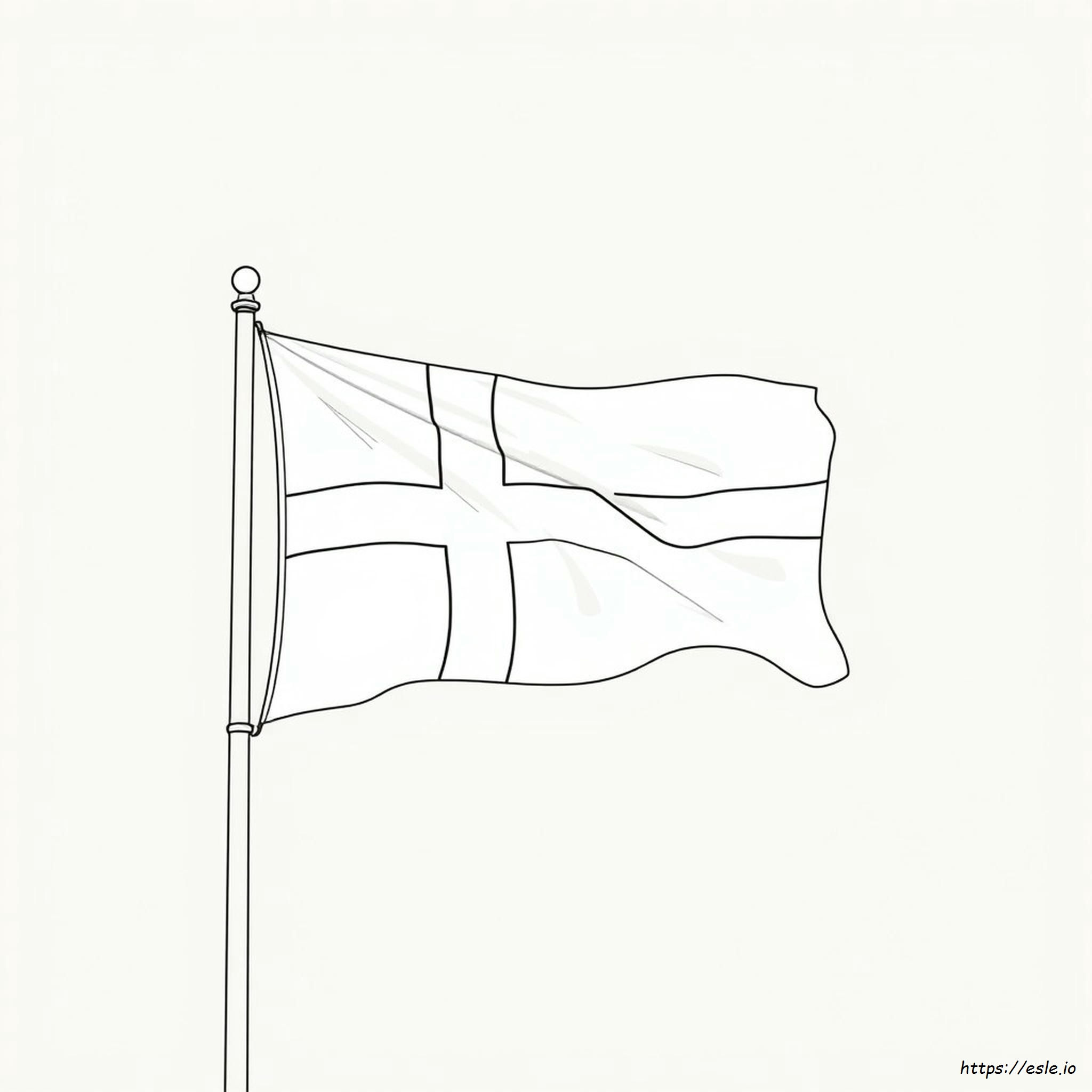 Bandera De Inglaterra Para Colorear