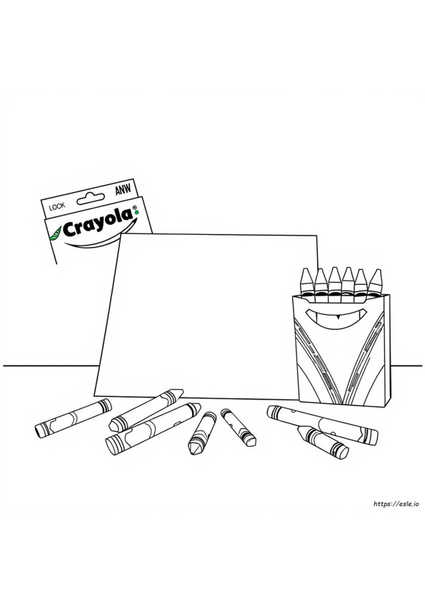 Halaman Mewarnai Crayola