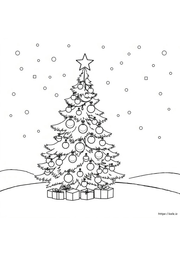 Gambar Mewarnai Natal