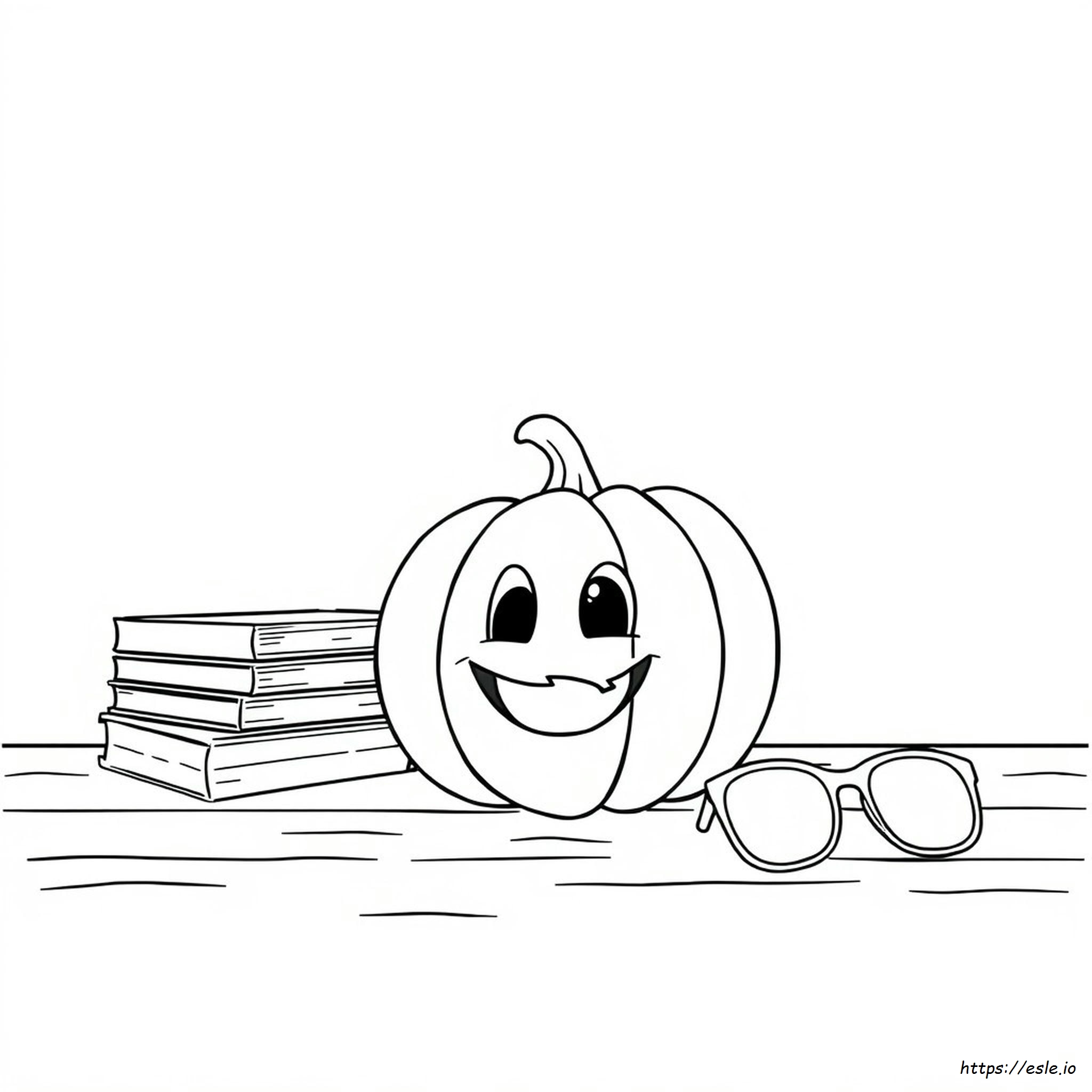Funny Pumpkin Coloring Pages