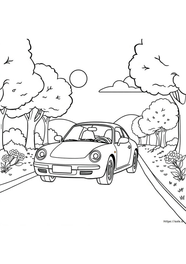 Mobil Keren Mewarnai Gambar