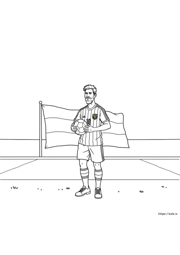 Messi Kolorowanki Argentyna