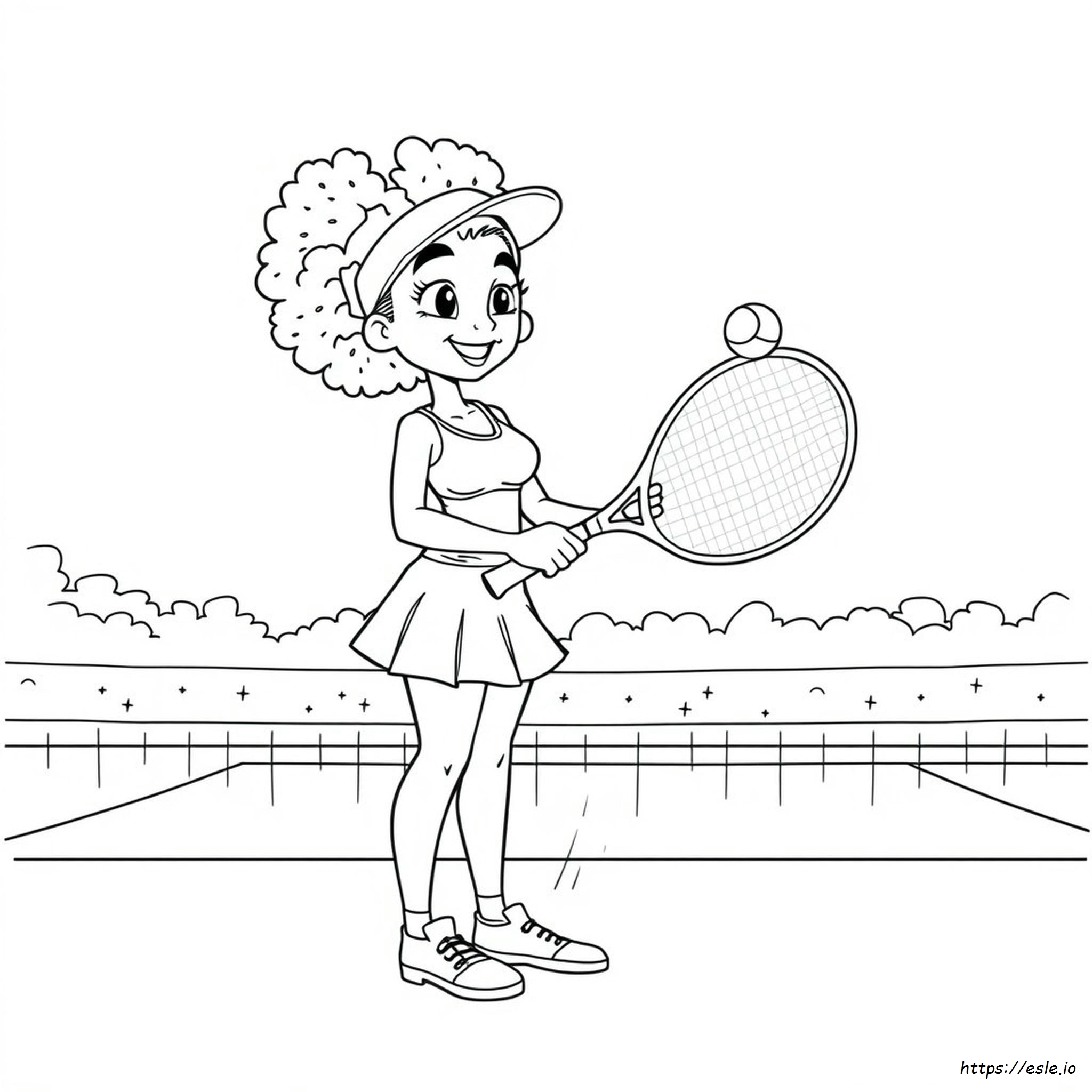 Althea Gibson Para Colorear