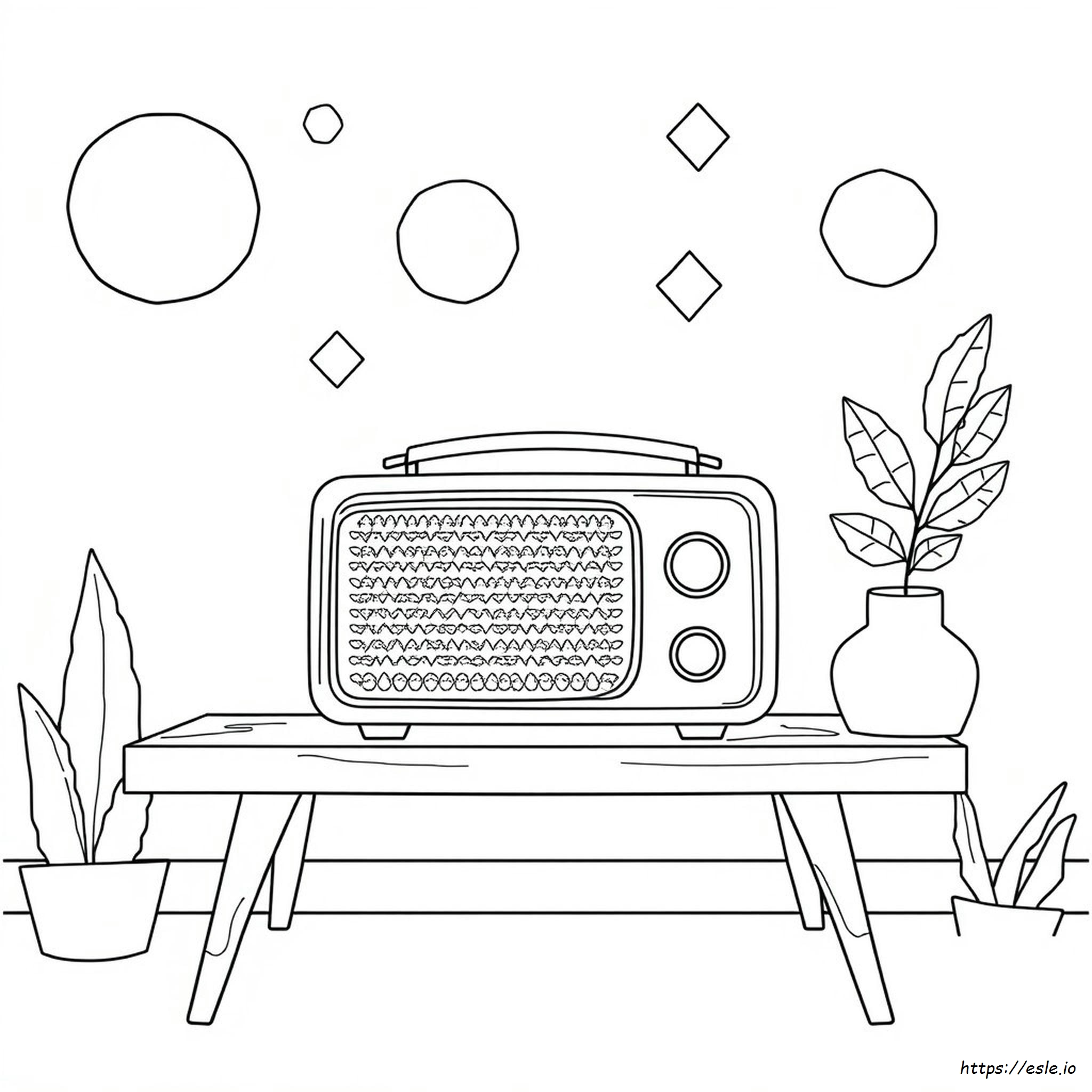 Mid Century Coloring Pages