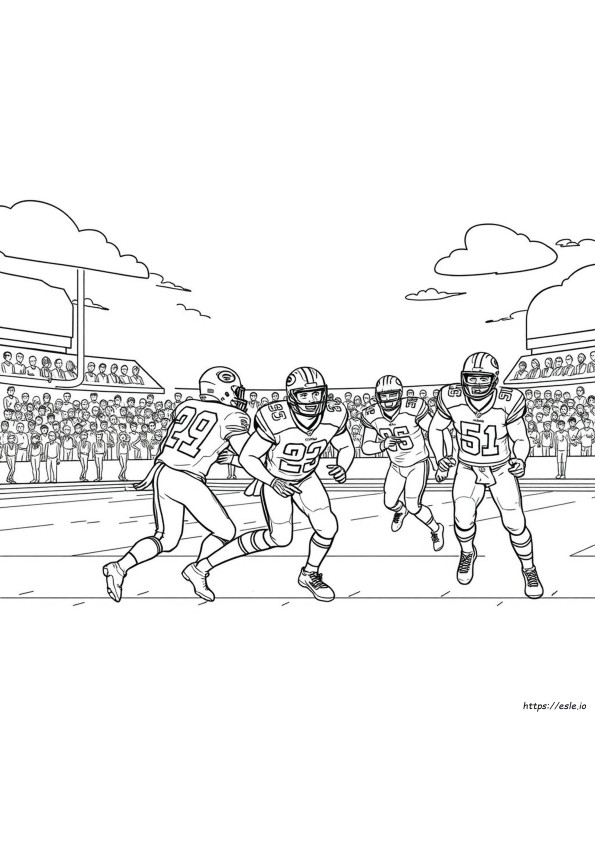 Nfl Football Team Coloring Pages