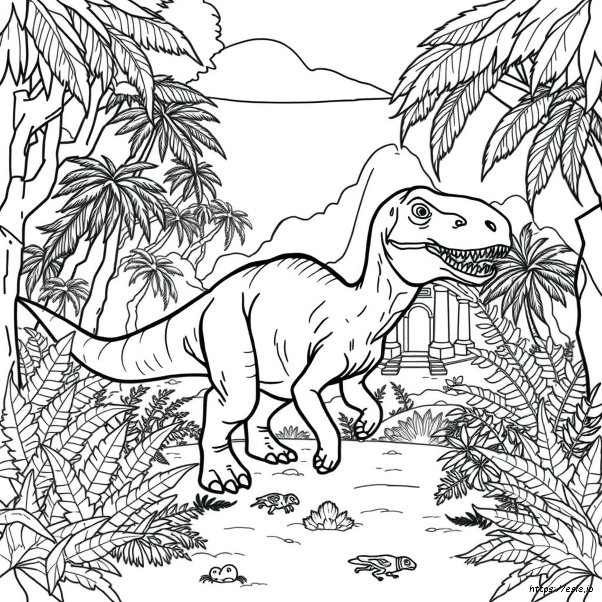 Jurassic Park 3 Kleurplaten kleurplaat