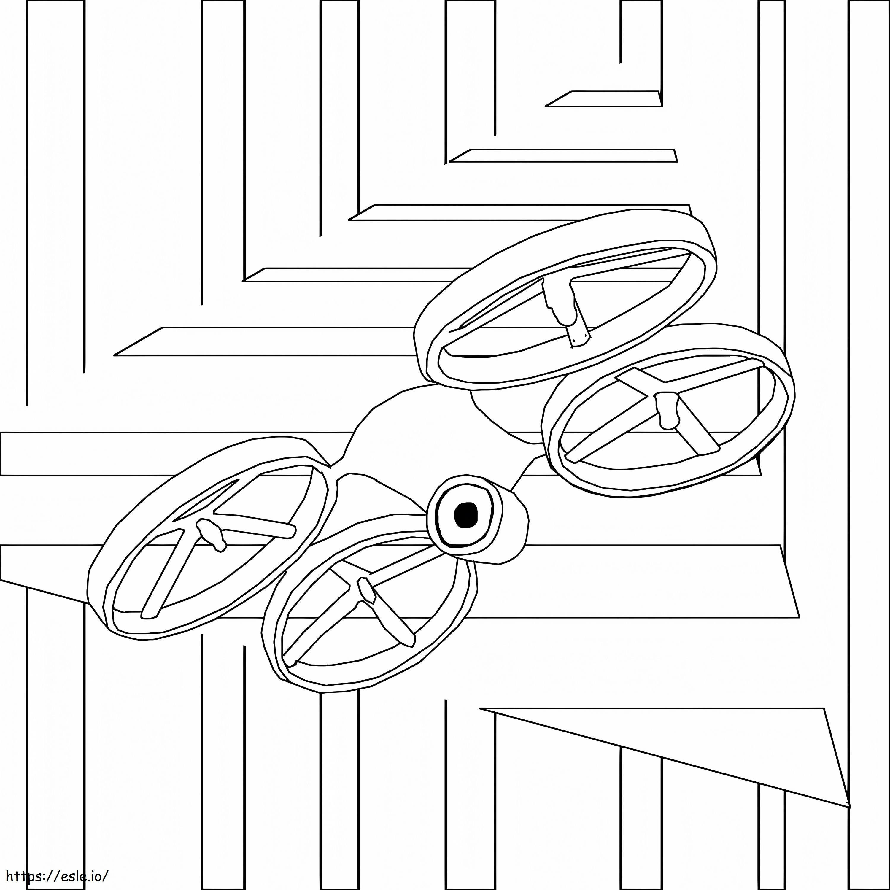 Coloriage Drone gratuit à imprimer dessin