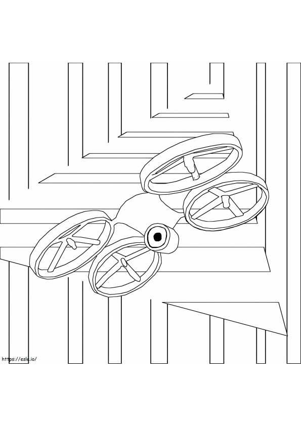 Darmowy dron kolorowanka
