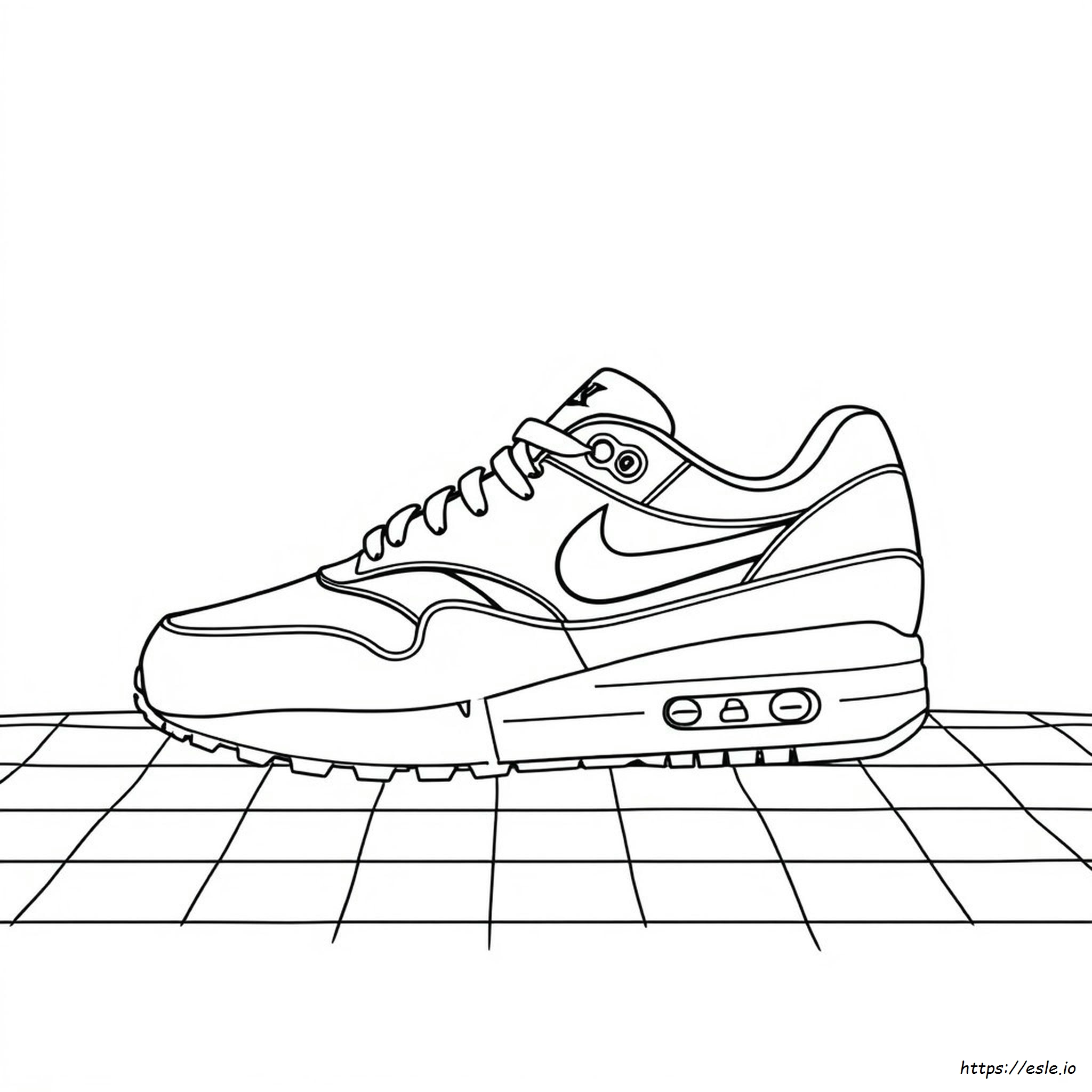 Air Max 1 Coloring Page