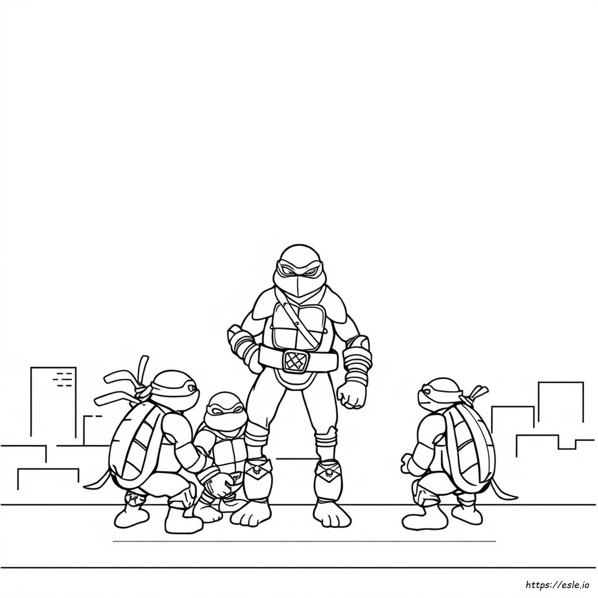 Dibujos Para Colorear De Shredder De Tmnt