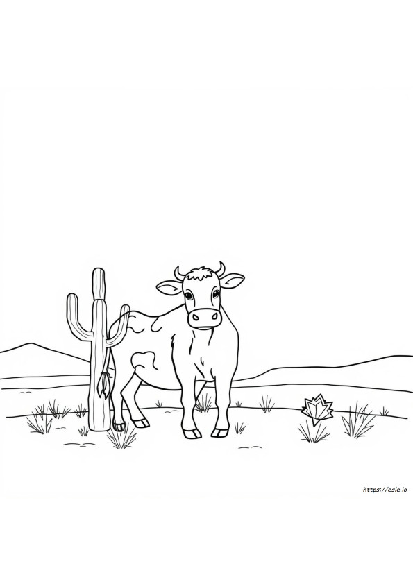 Cowboy Para Colorir