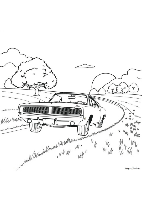 69 Charger Gambar Mewarnai