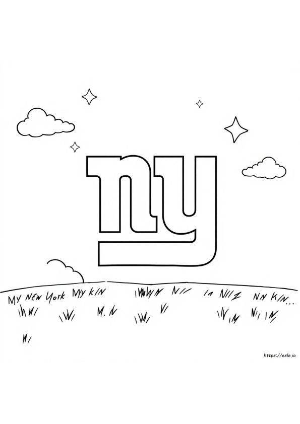 Logo Ny Giants Gambar Mewarnai