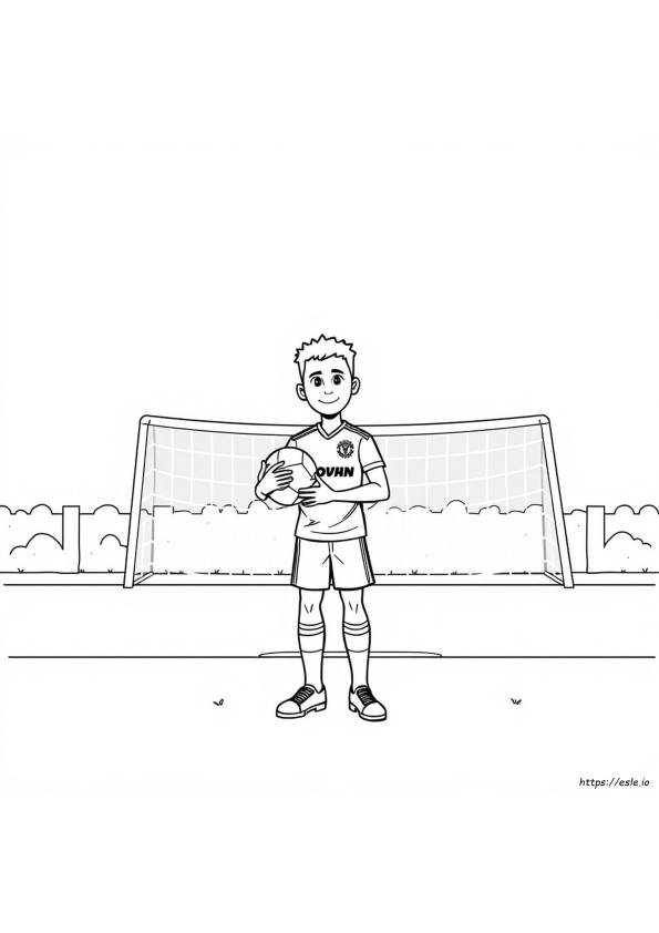 Kolorowanki Marcus Rashford