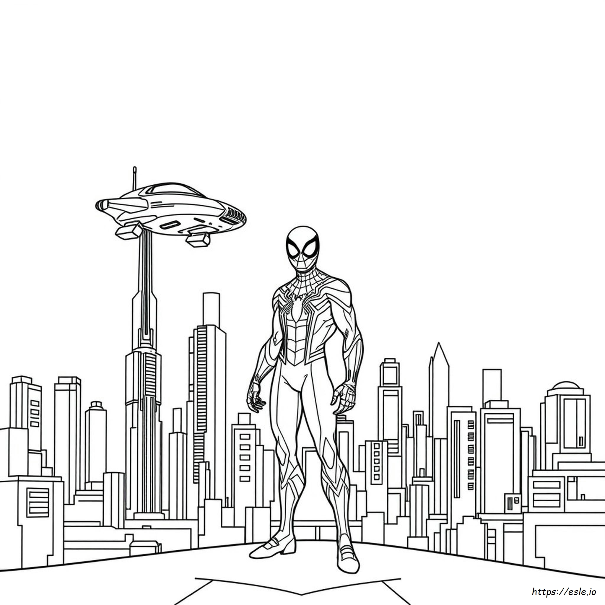 Spider-Man 2099 Da Colorare E Stampare
