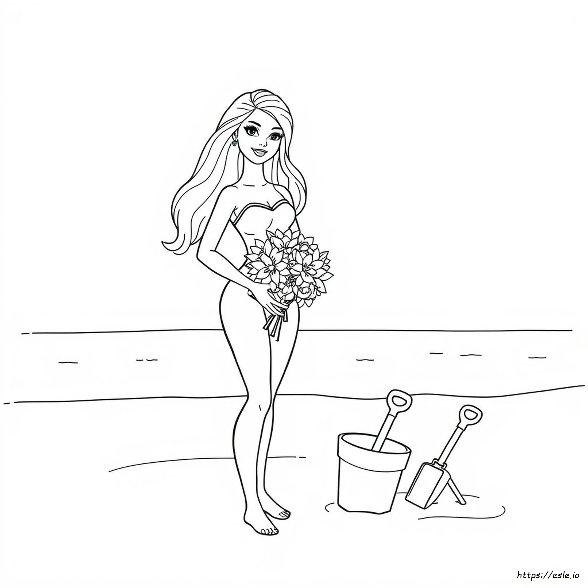 Dibujo De Barbie Para Colorear