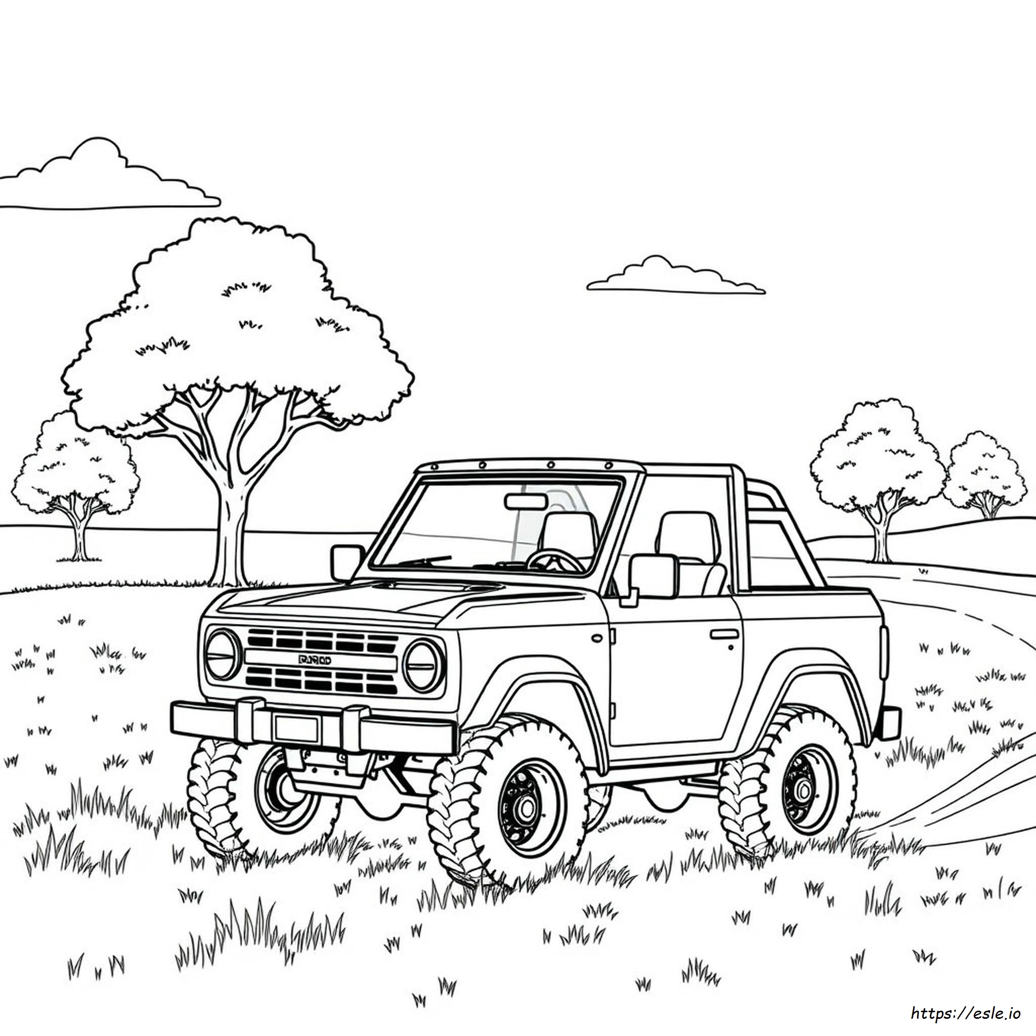Ford Bronco Coloring Pages