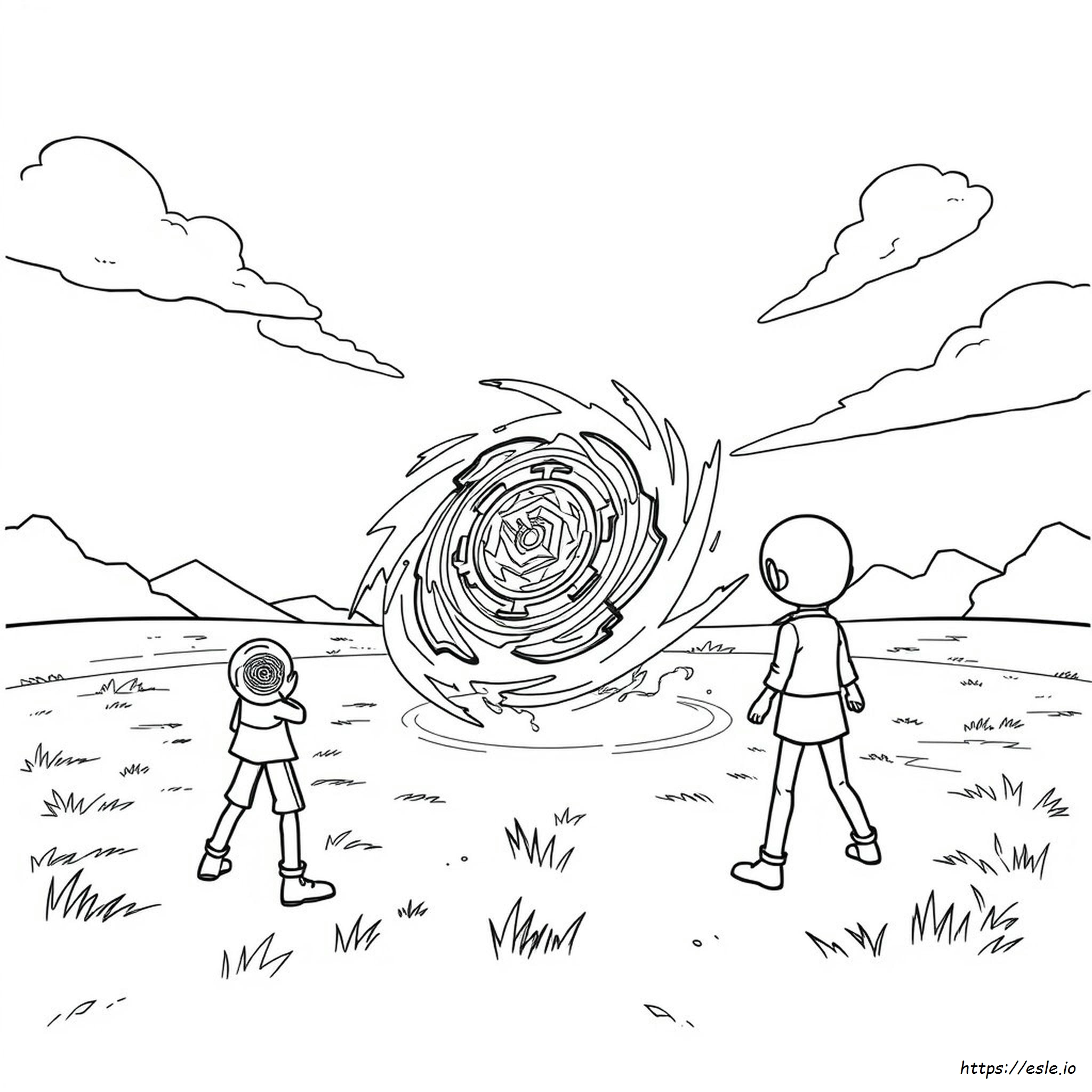 Beyblade Burst Da Colorare
