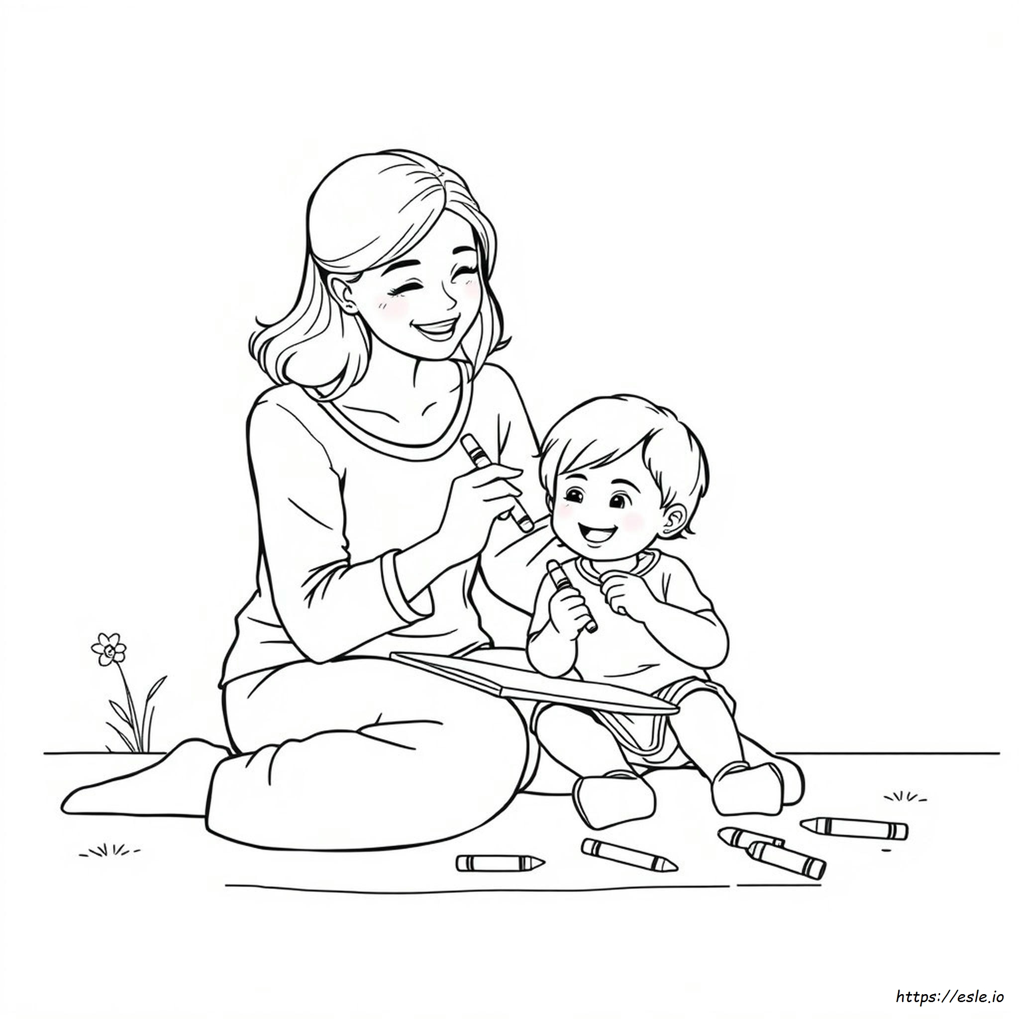 Dibujos Para Colorear De Mamá Imprimibles