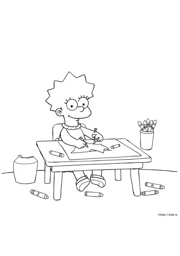 Lisa Mewarnai