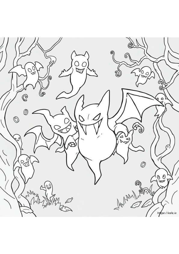 Gengar Haunter Da Colorare