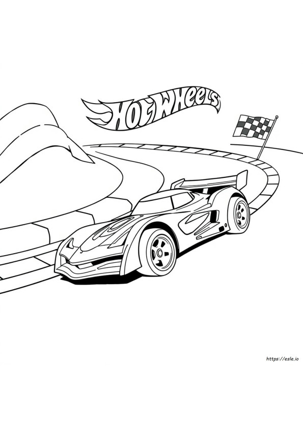 Hot Wheels Gambar Untuk Mewarnai