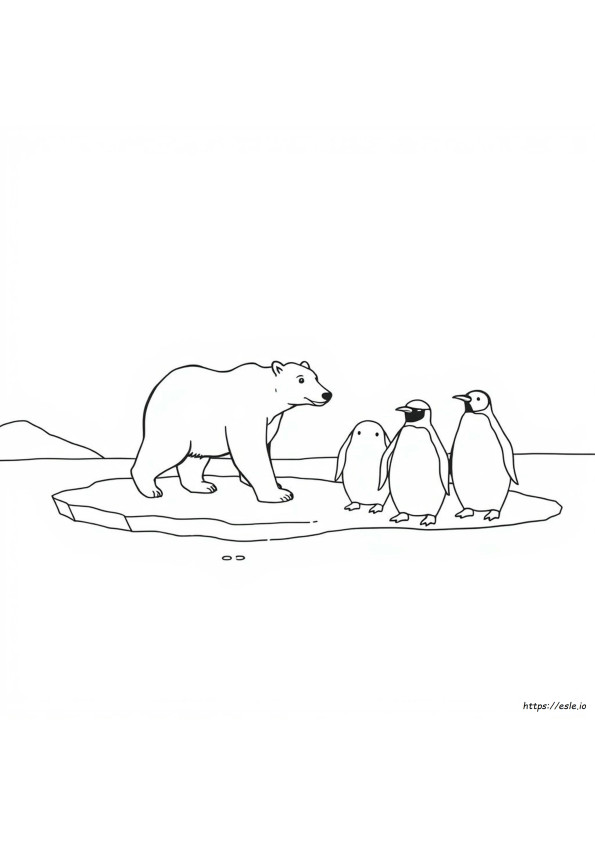Desenhos De Animais Do Ártico Para Colorir