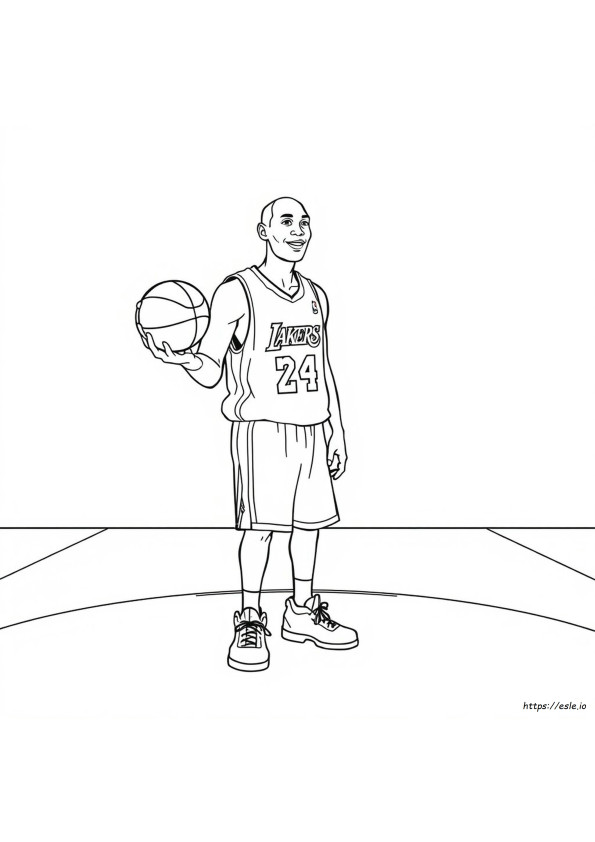 Coloring Pages Of Kobe Bryant