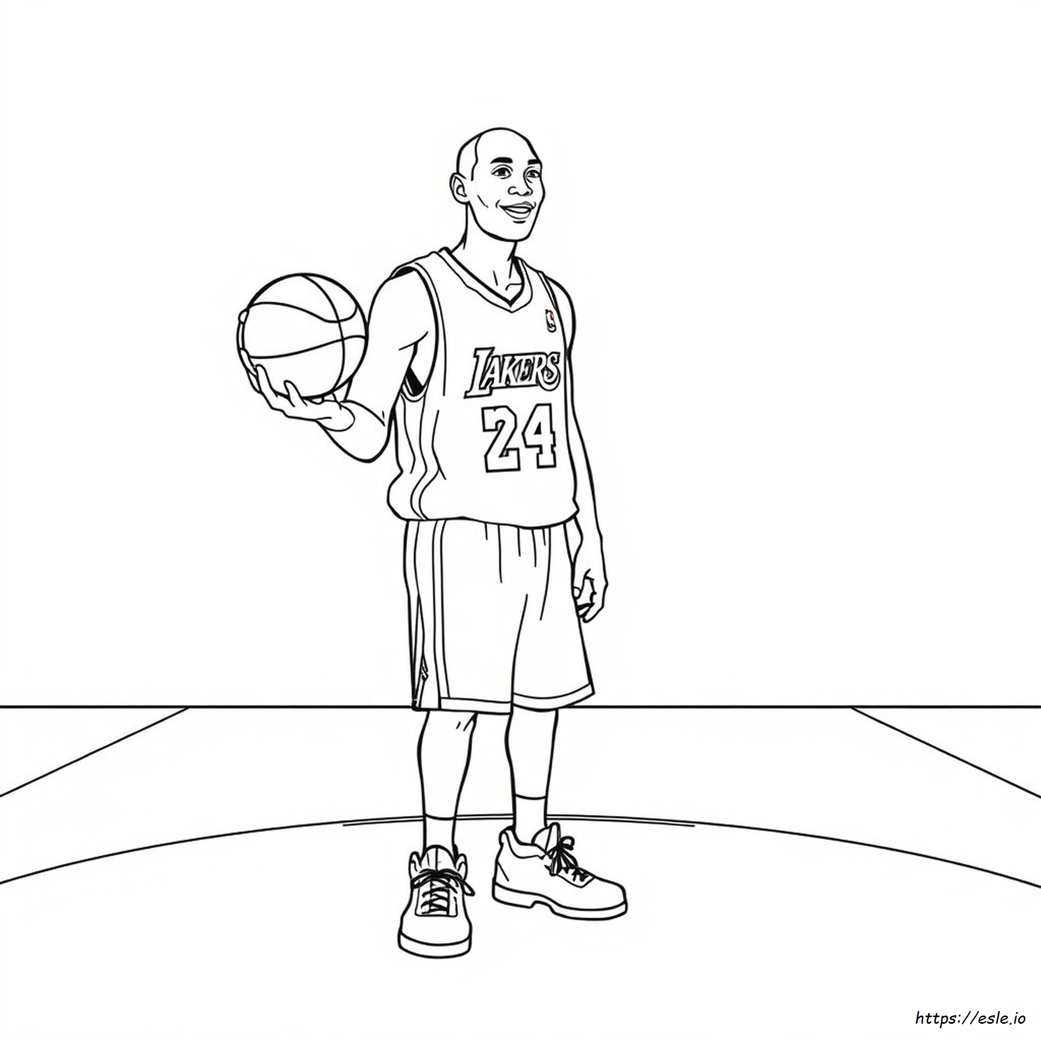 Coloring Pages Of Kobe Bryant