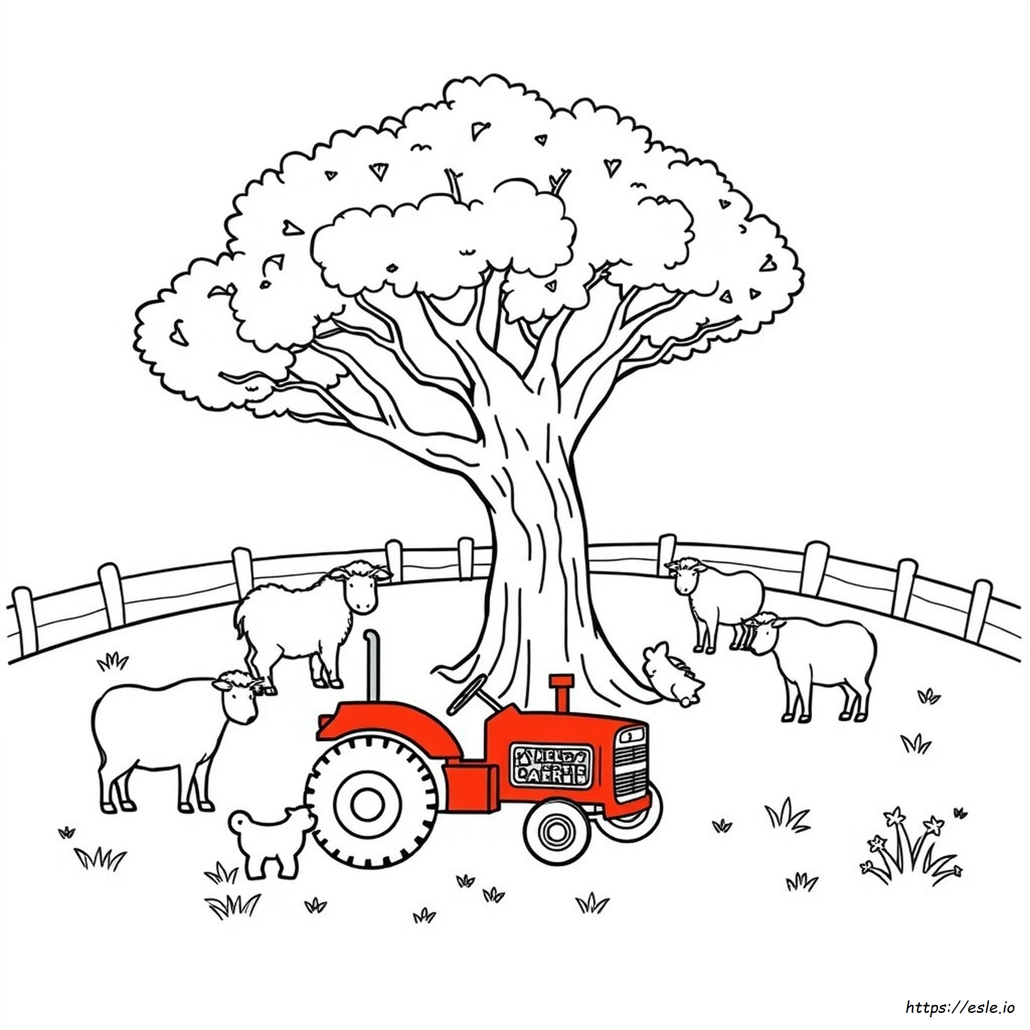 Farm Coloring Pages For Preschool