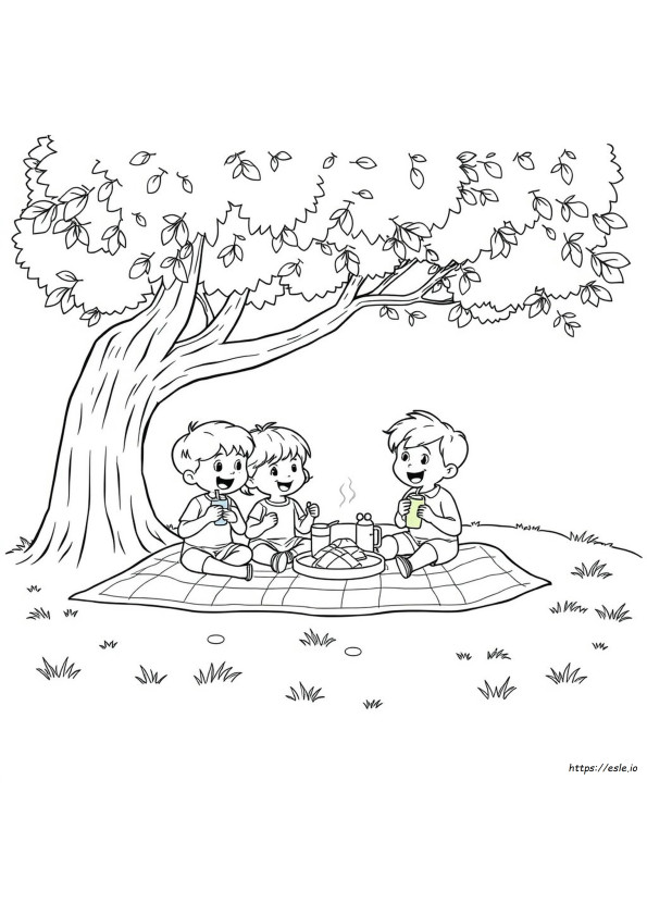 Coloriages Pique-Nique Maternelle
