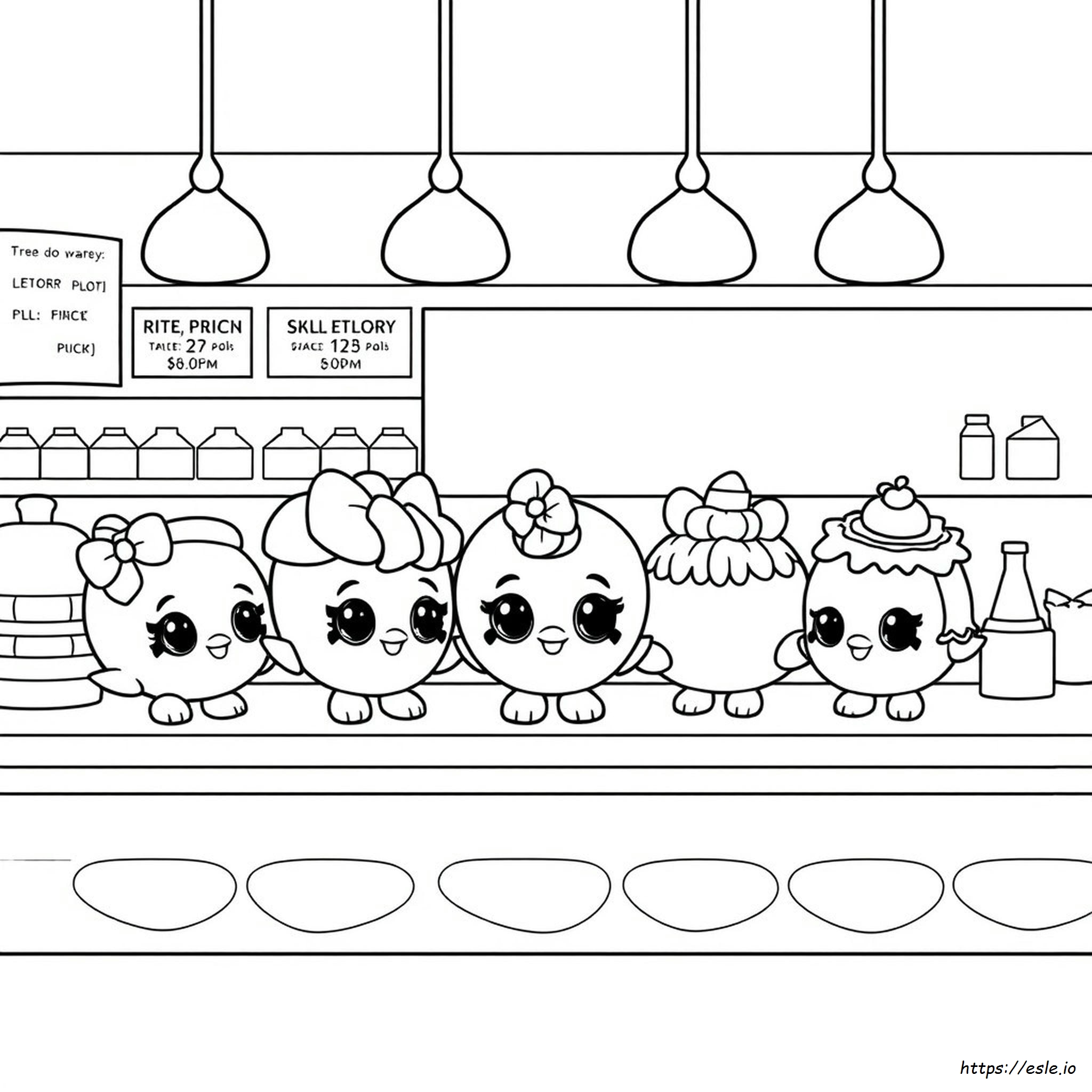 Shopkins Coloring Book