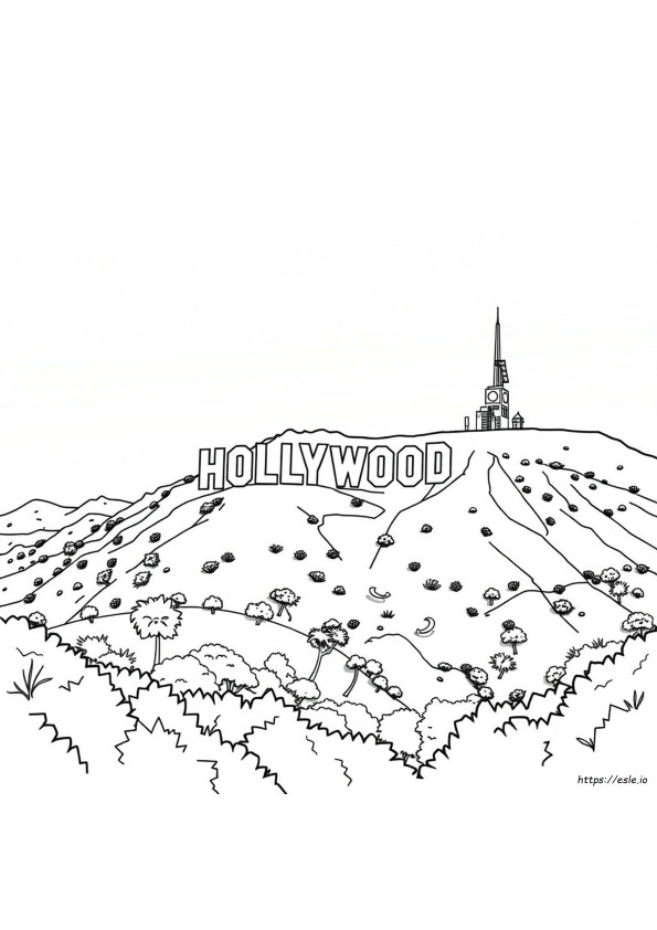 Gambar Mewarnai Hollywood