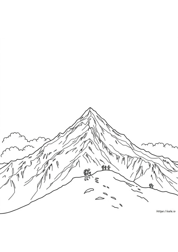 Everest Gambar Mewarnai