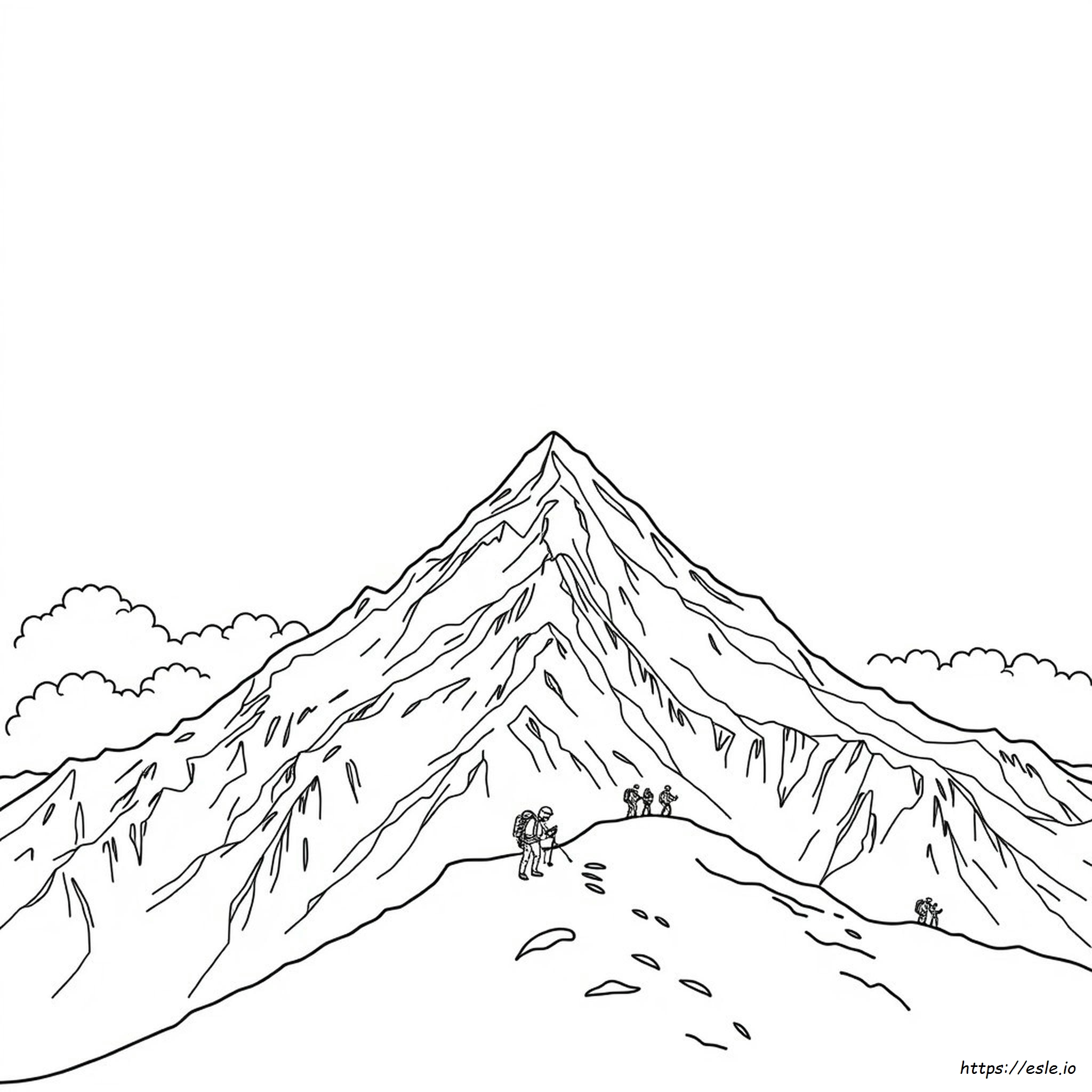 Everest Gambar Mewarnai