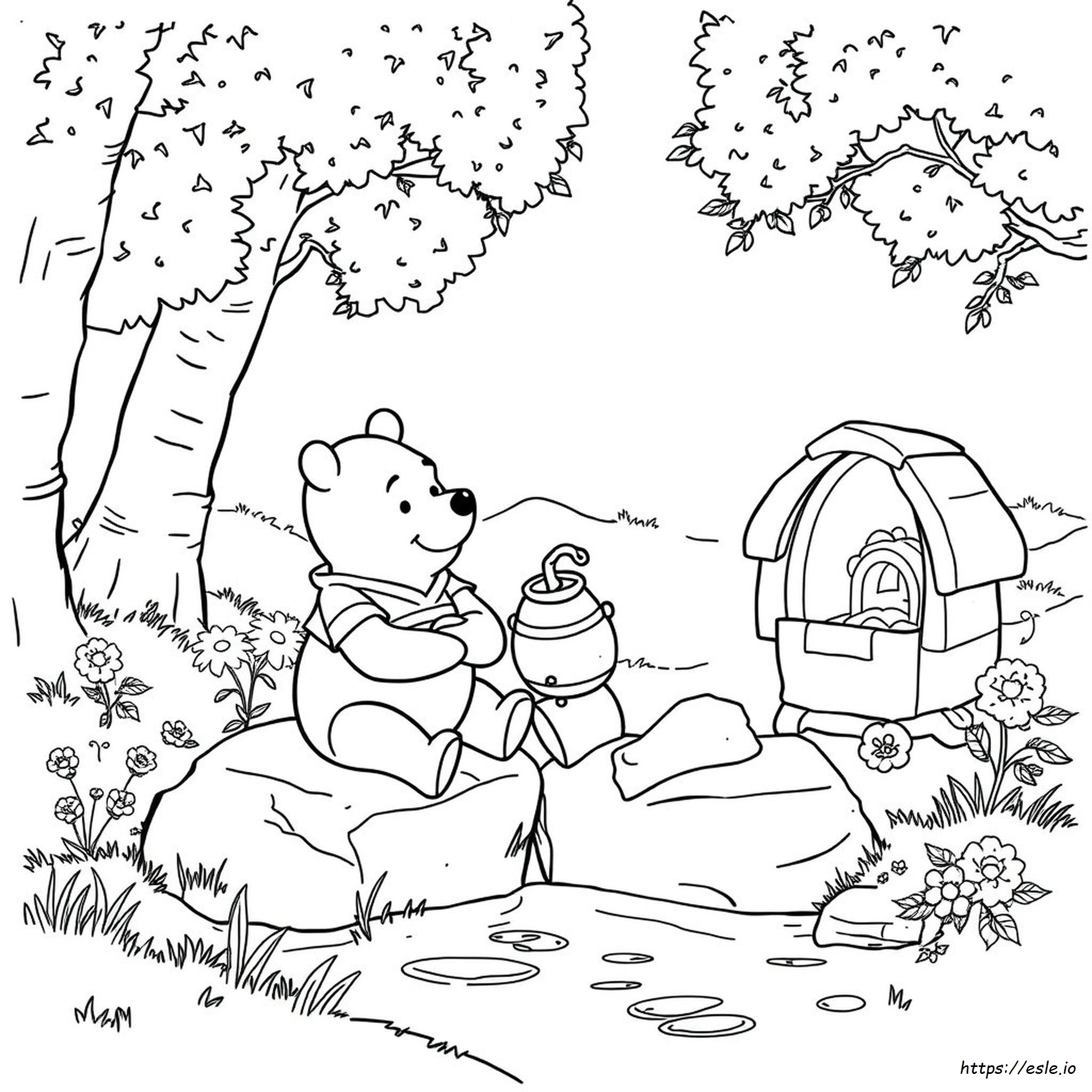 Winnie The Pooh Boyama Sayfaları