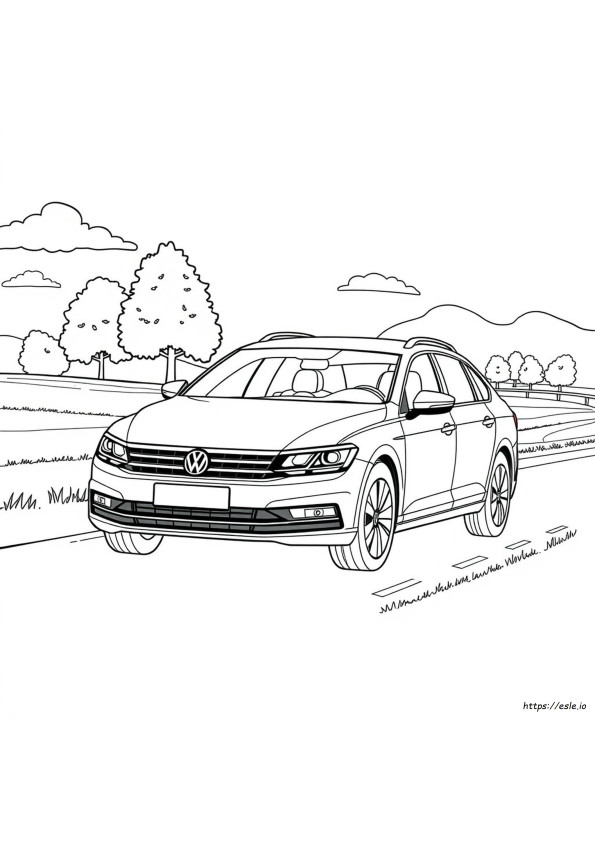 Volkswagen Passat Ausmalbilder