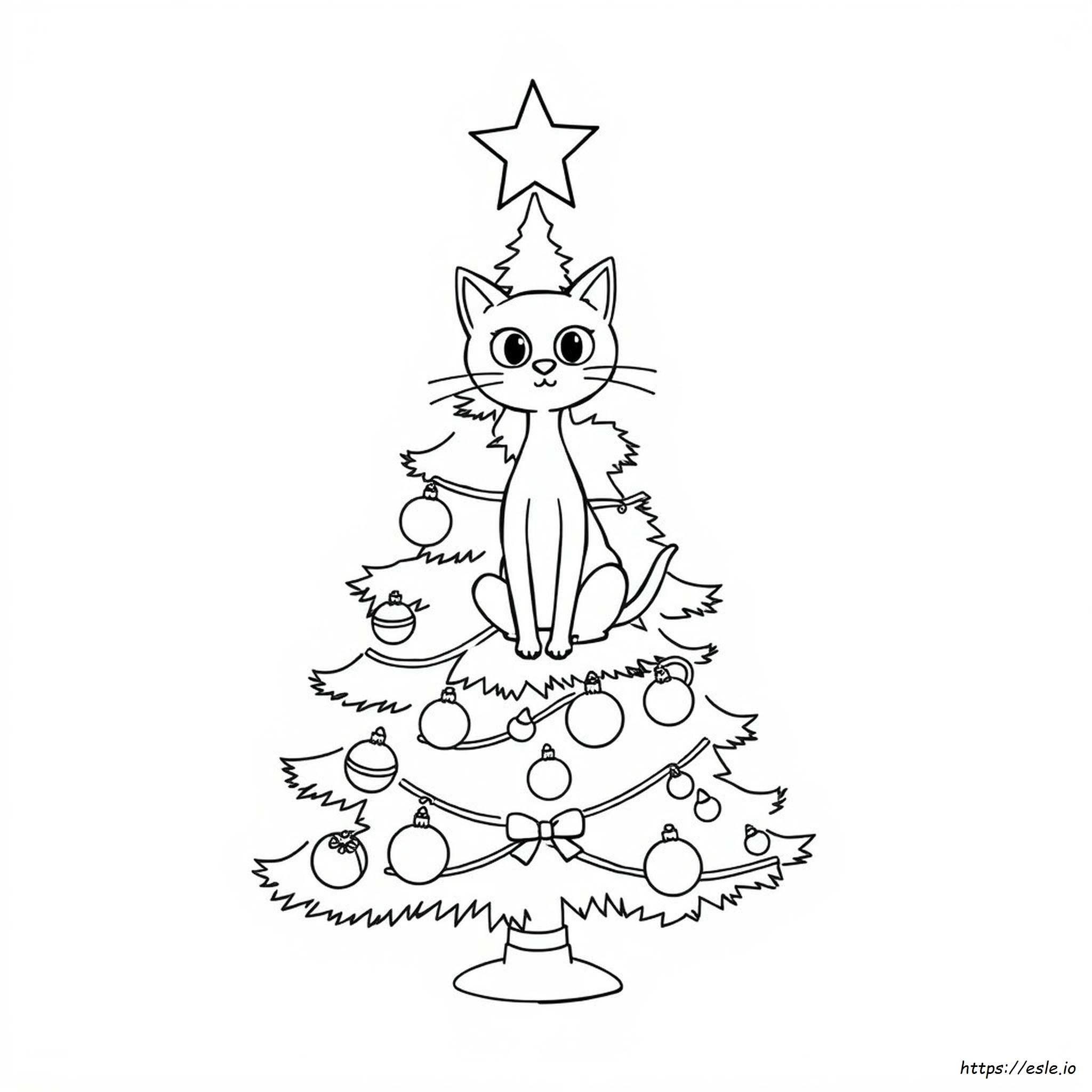 Pete The Cat Christmas Coloring
