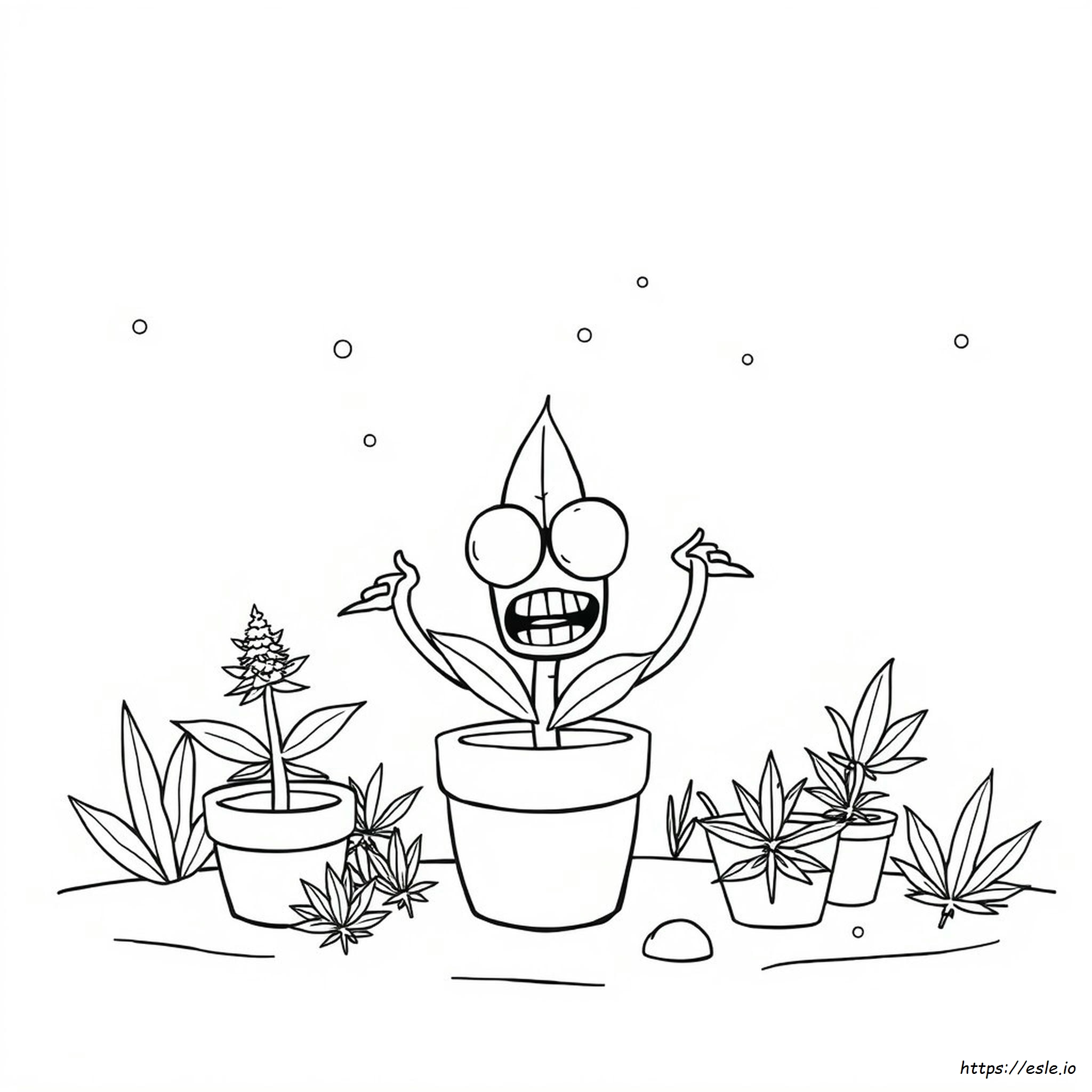 Pothead Stoner Coloring Pages