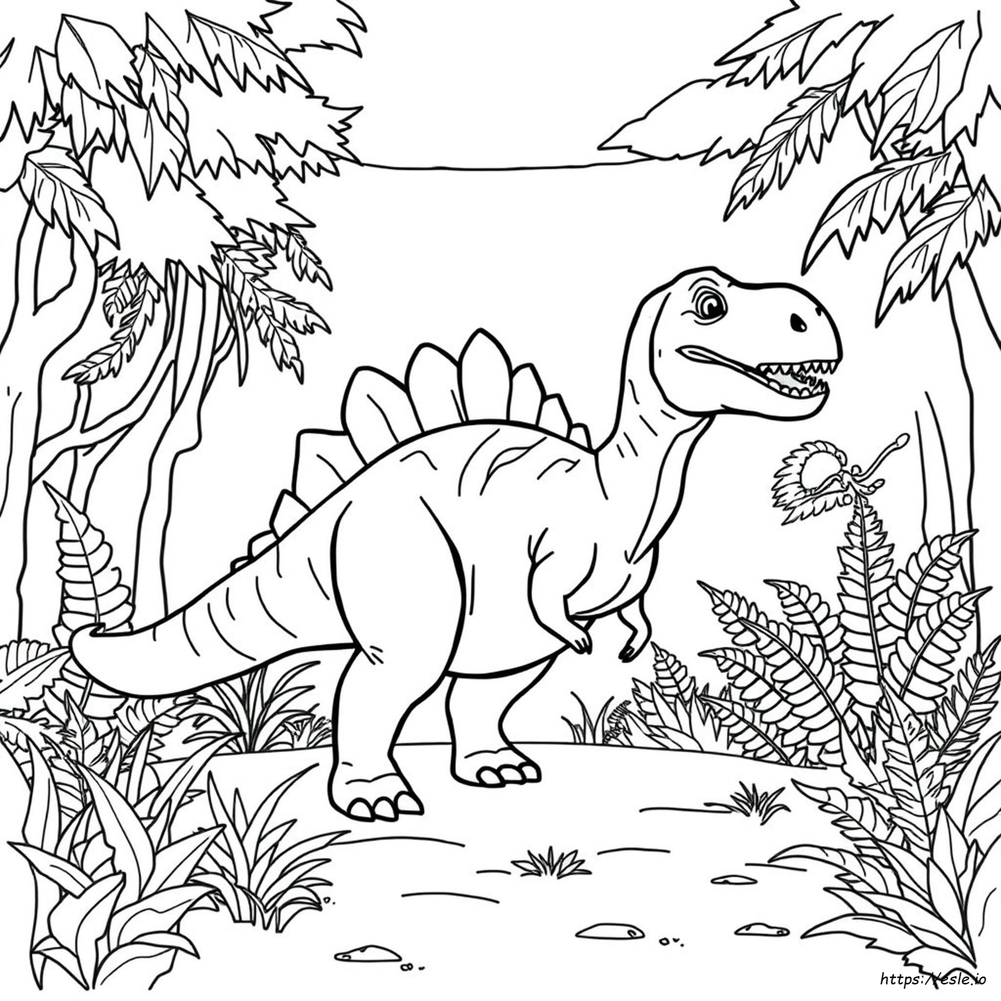 Kostenlose Dinosaurier Ausmalbilder