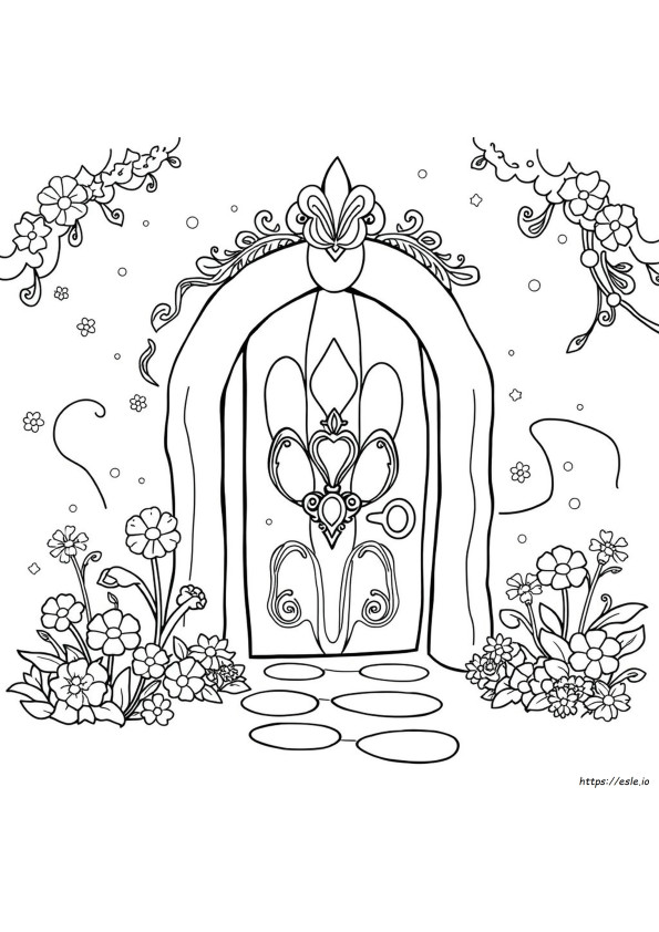 Encanto Pintu Gambar Mewarnai