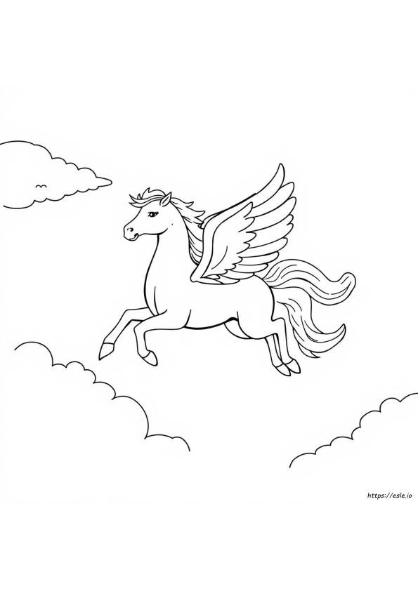 Kuda Pegasus Gambar Mewarnai