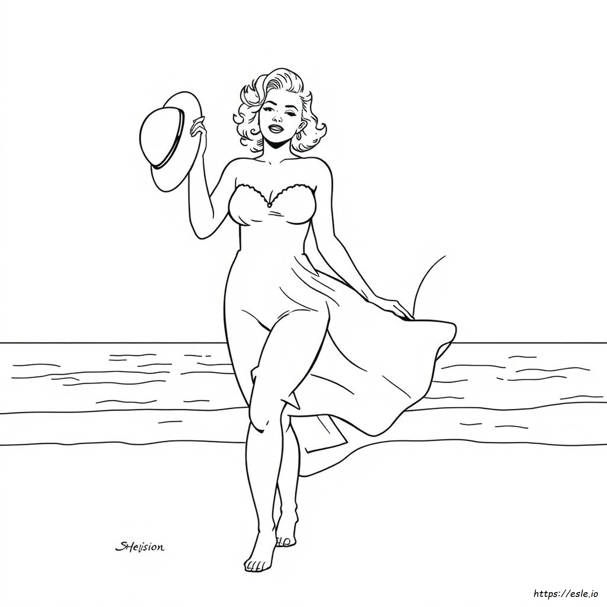 Fotos Para Colorear De Marilyn Monroe